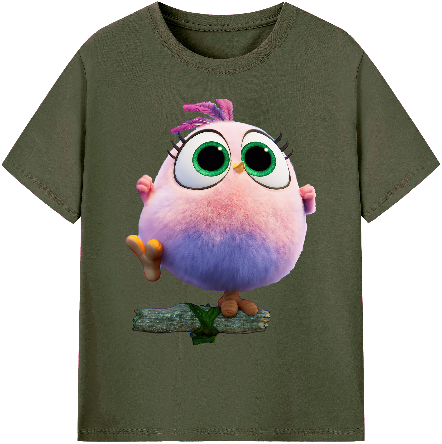 （画像用） Angry Birds アングリーバード 綿100％ メンズ半袖Tシャツ｜肌触りやわらか＆通気性